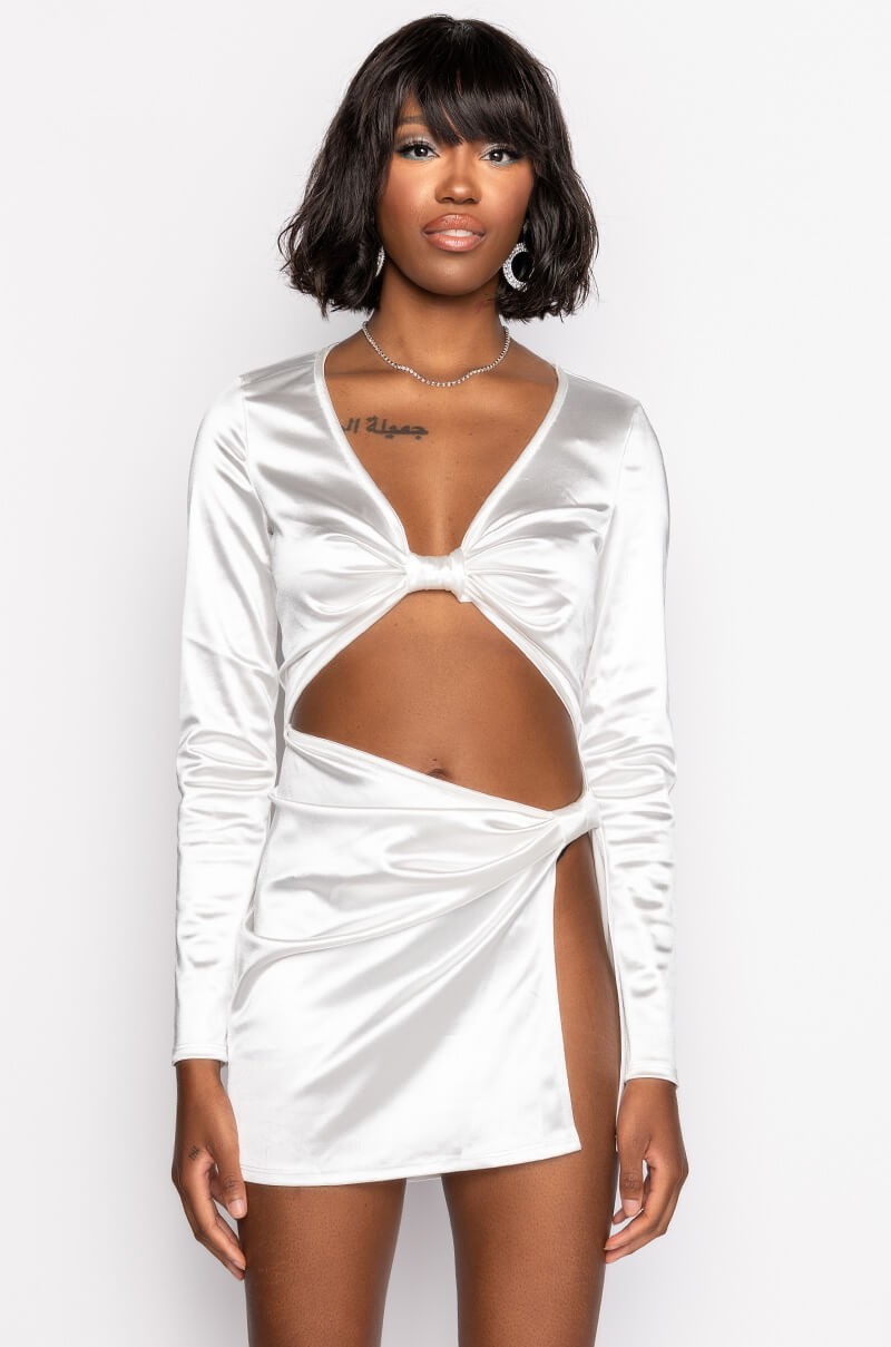 SPEND IT CUT OUT MINI DRESS