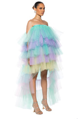 STAR OF THE SHOW LAYERED TULLE DRESS