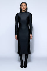 ONE OF ONE LONG SLEEVE MIDI DRESS