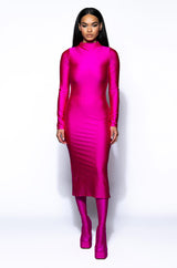 ONE OF ONE LONG SLEEVE MIDI DRESS