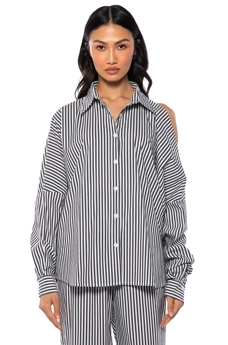 START THE DAY POPLIN BUTTON DOWN
