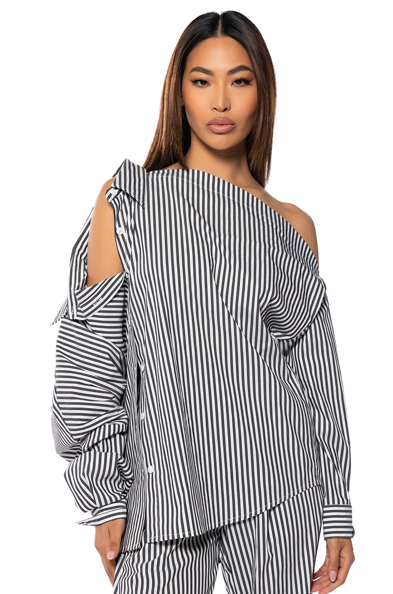 START THE DAY POPLIN BUTTON DOWN