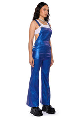 STAY WAVY METALLIC OVERALLS