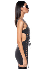 STICKS AND STONES MINI DRESS