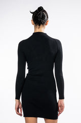 STORYTELLER TWIST FRONT DETAIL MINI DRESS