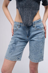 STRAIGHT TO THE DESERT DENIM SHORT