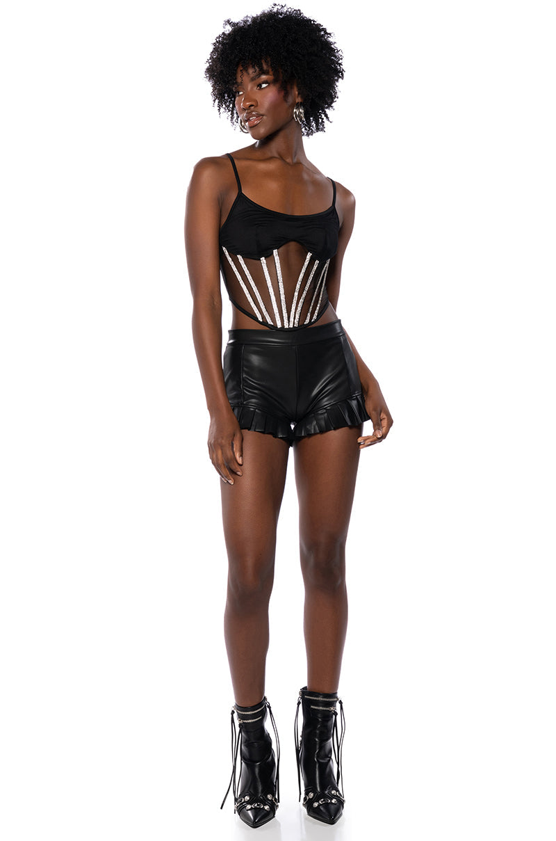 STUBBORN LOVE CORSET TSHIRT