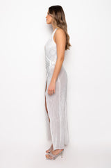 STUNNA RHINESTONE MAXI DRESS