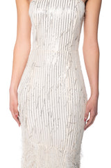 STUNNER EMBELLISHED MAXI DRESS