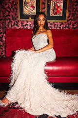 STUNNER EMBELLISHED MAXI DRESS
