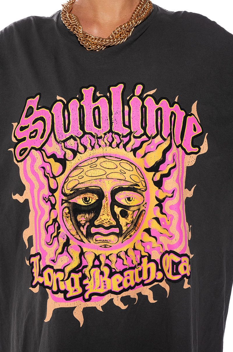 SUBLIME OVERSIZED BAND TEE