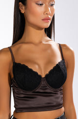 LIANA LONGLINE BRALETTE TOP