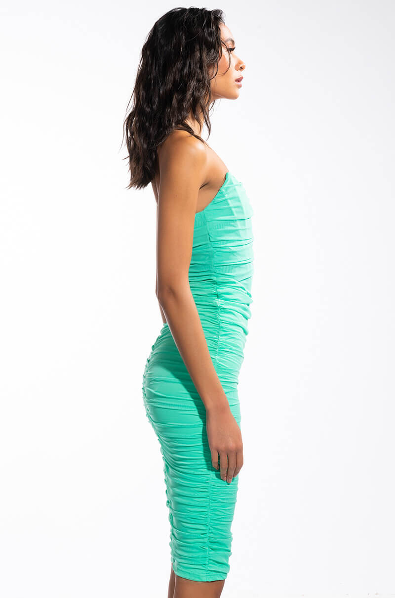 SUMMER NIGHTS CORSET MIDI DRESS