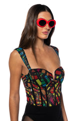 SUNDAY CANDY MESH CORSET