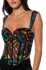 SUNDAY CANDY MESH CORSET
