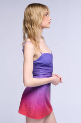 SUNSET LOVERS OMBRE MINI DRESS