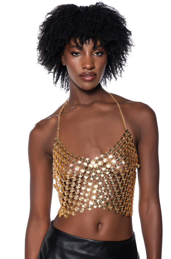 SUPER LUXE EMBELLISHED SLEEVELESS BRA