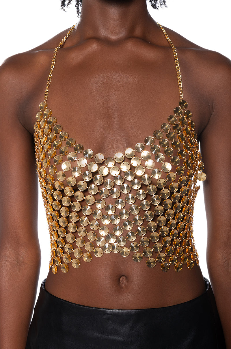 SUPER LUXE EMBELLISHED SLEEVELESS BRA