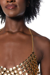 SUPER LUXE EMBELLISHED SLEEVELESS BRA