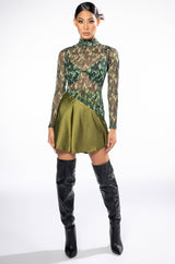 SURVIVOR MESH CAMO BRA AND LONG SLEEVE TOP SET