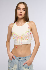 SWEET LIKE CANDY RIB KNIT TANK