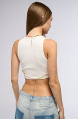 SWEET LIKE CANDY RIB KNIT TANK