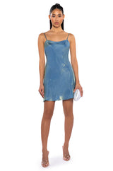 SWEET LIKE SUGAR SLIP MINI DRESS
