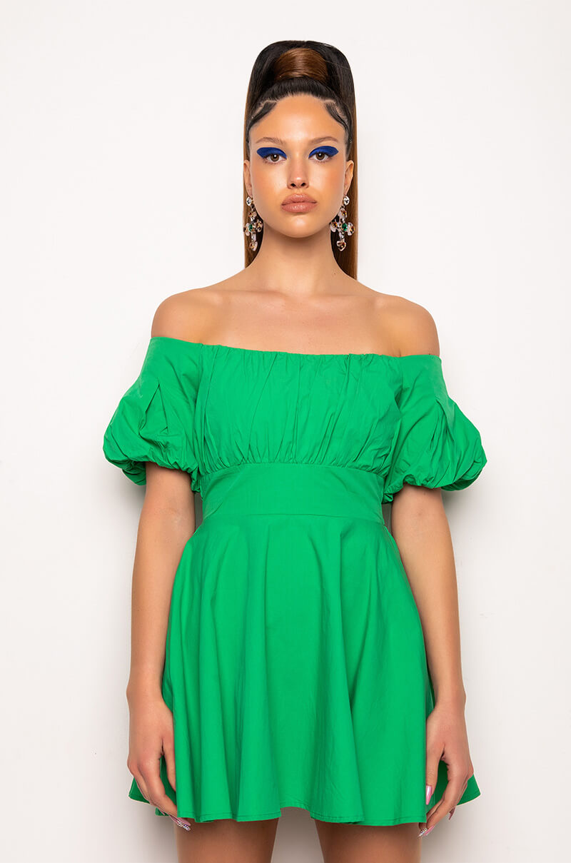 SWEET TING MINI OFF THE SHOULDERS DRESS