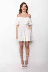 SWEET TING MINI OFF THE SHOULDERS DRESS