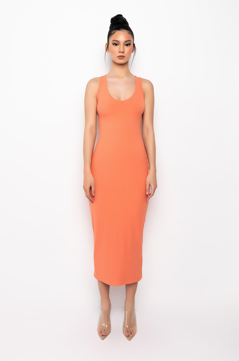 TAKE IT OR LEAVE IT MAXI DRESS WITH OPEN BACK