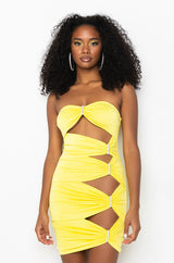 TAKE IT OR LEAVE IT MINI DRESS WITH CUT OUTS