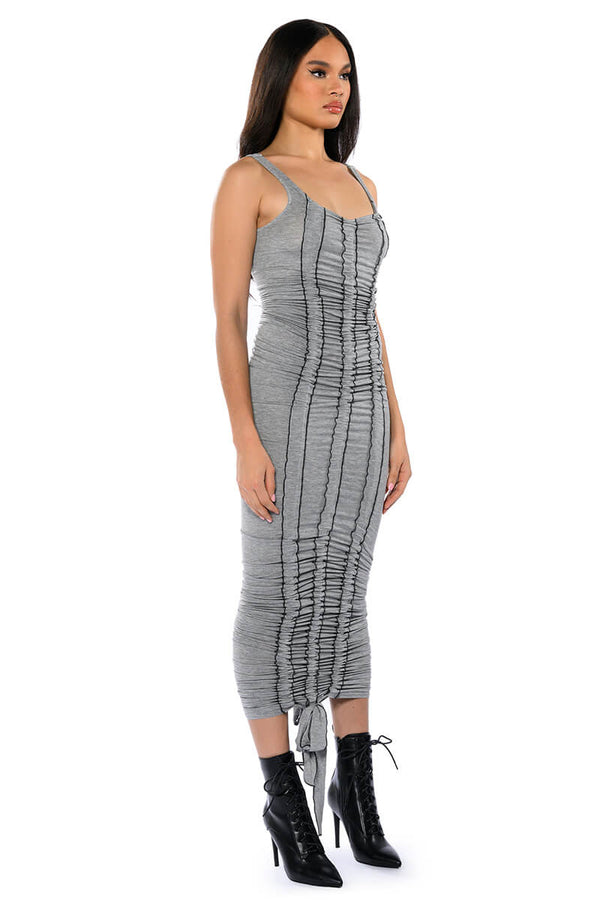 TAKE ME AWAY CINCHED MAXI DRESS