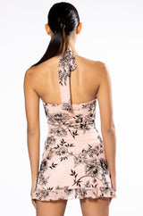 TAKE ME THERE FLORAL MINI DRESS