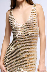 TAKE ME TO IBIZA SEQUIN MAXI DRESS