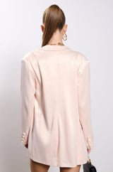 TALIA SATIN BLAZER