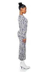 TALK ABOUT IT KNIT MIDI DRESS