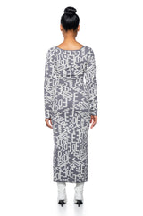 TALK ABOUT IT KNIT MIDI DRESS