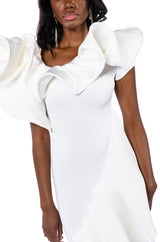TALK ABOUT IT RUFFLE DRESS