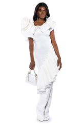 TALK ABOUT IT RUFFLE DRESS