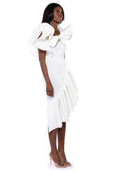 TALK ABOUT IT RUFFLE DRESS