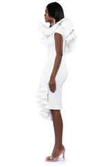 TALK ABOUT IT RUFFLE DRESS