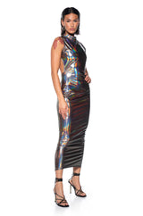 TALK ABOUT ME SLEEVELESS MIDI DRESS