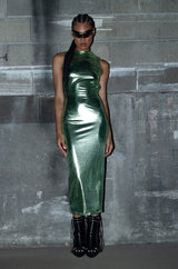 TALK ABOUT ME SLEEVELESS MIDI DRESS