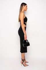 TALK TO ME NICE CUT OUT MIDI DRESS