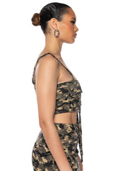 TAYLOR CAMO BRALETTE