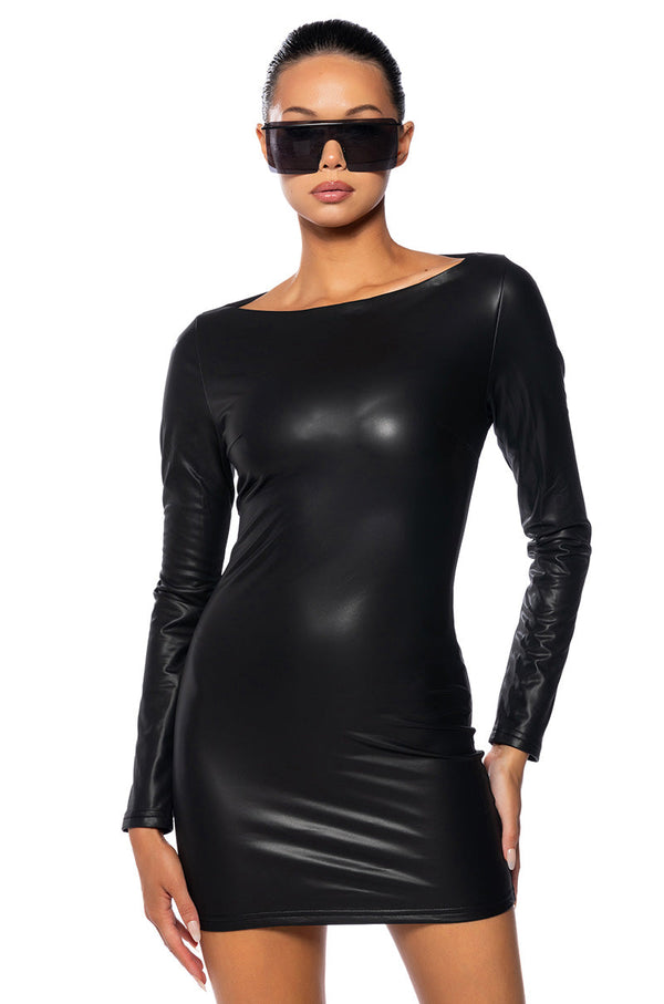 TAYLOR LONG SLEEVE MINI DRESS