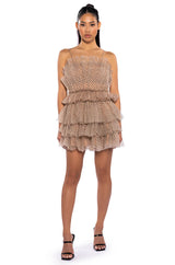 TEA TIME LAYERED MINI DRESS