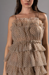 TEA TIME LAYERED MINI DRESS