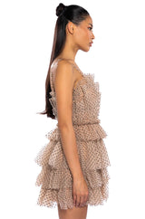 TEA TIME LAYERED MINI DRESS