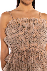 TEA TIME LAYERED MINI DRESS